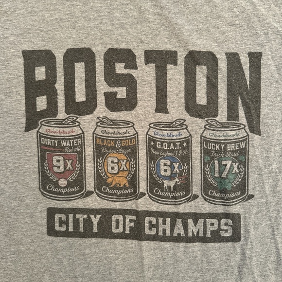 Chowderhead Boston champions beer shirt - Picture 3 of 5